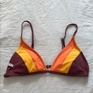 Colorful Women's Rhythm Triangle Bikini Top